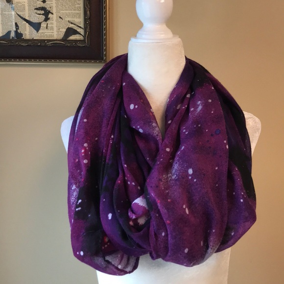 Accessories - Galaxy Print Infinity Scarf